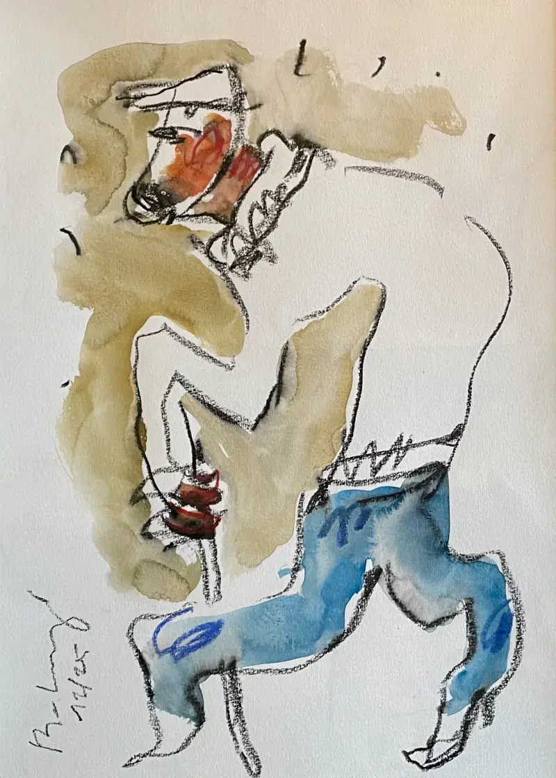 Plagiste, dessin original, Christophe Boulanger, Villa Sonneville