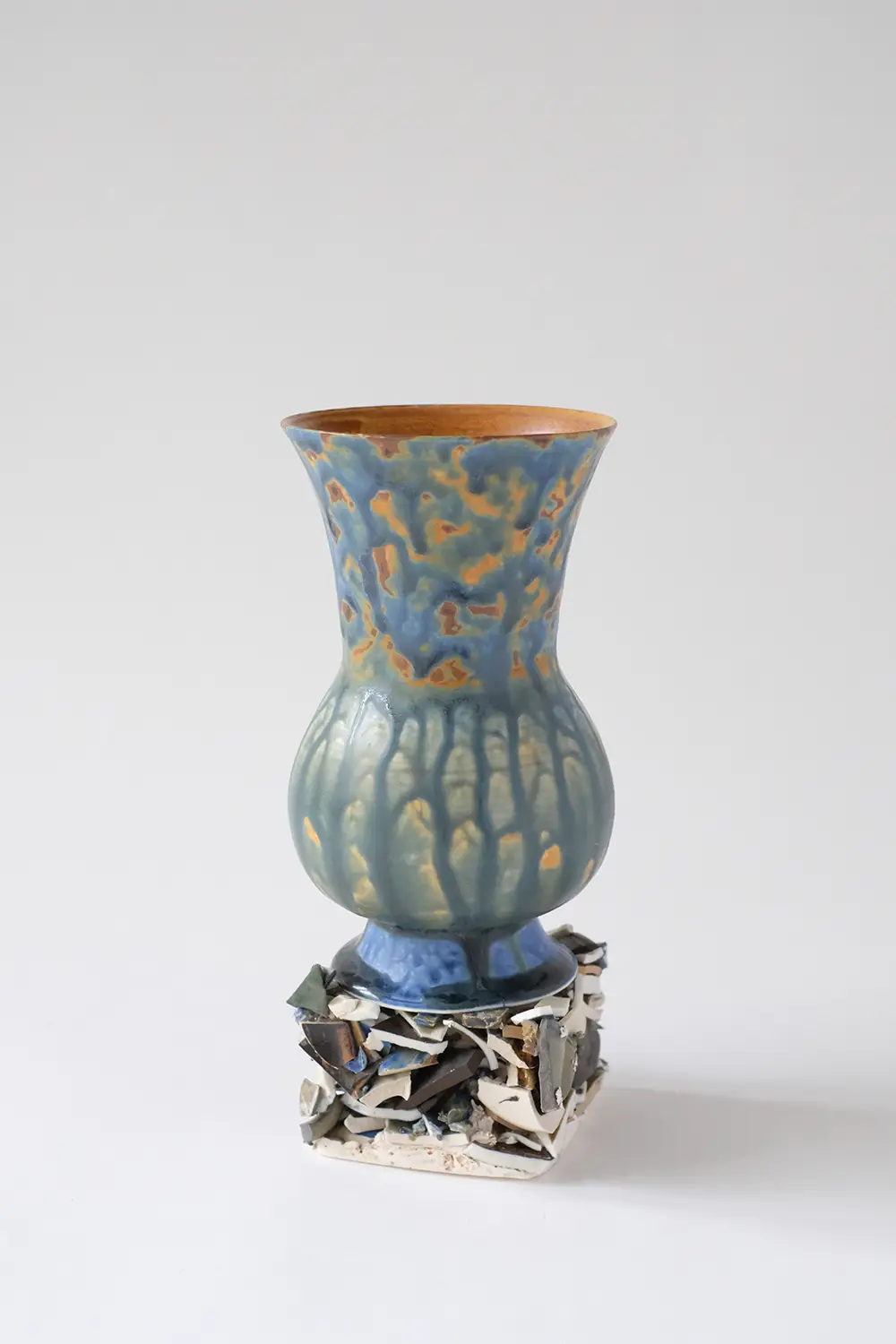 Petit vase, Junliang Ma, Grès et porcelaine
